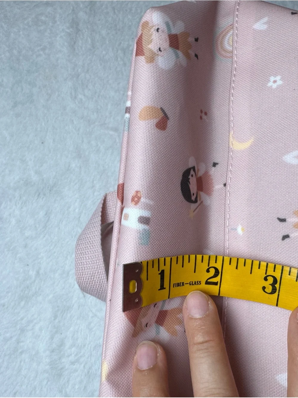 NWOT Fairy Print Kids Backpack Lunch Bag Pink 8 in x 7 in